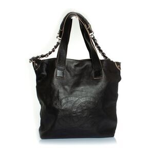 Chanel, Deca coco 2way tote bag in black leather
